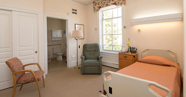 Arden Wood Christian Science nursing facility private room